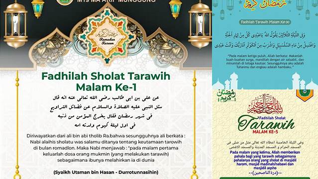 Panduan Mendapatkan Fadhilah Tarawih yang Luar Biasa