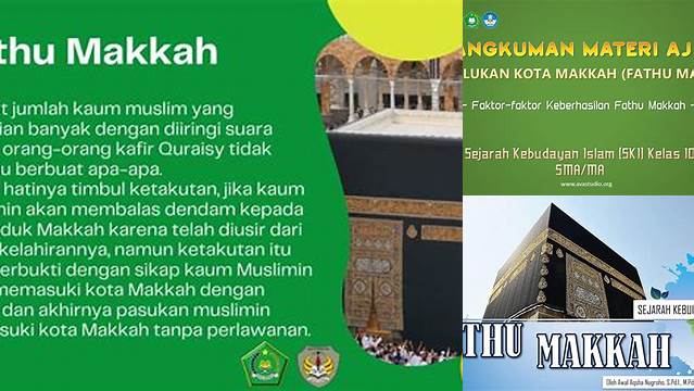 Faktor Keberhasilan Fathu Makkah