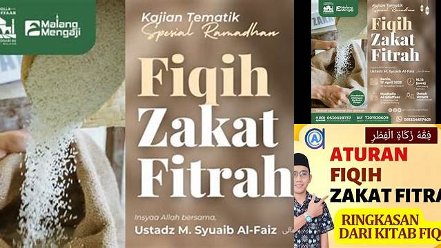 Cara Lengkap Bayar Zakat Fitrah Sesuai Fiqih Islam
