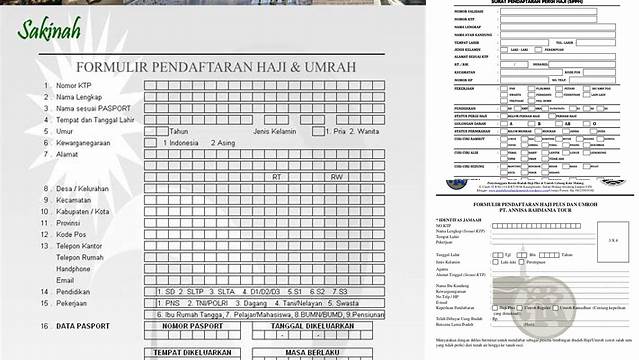 Panduan Lengkap Formulir Pendaftaran Haji Kemenag