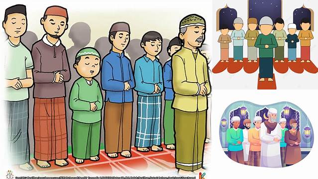 Cara Membuat Gambar Orang Sholat Tarawih Kartun yang Menarik untuk Dakwah