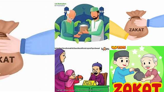 Cara Mudah Belajar Zakat Fitrah dengan Gambar Kartun