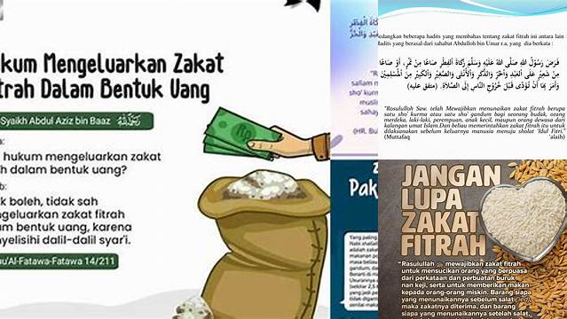 Panduan Lengkap Hadits Hadits Zakat Fitrah