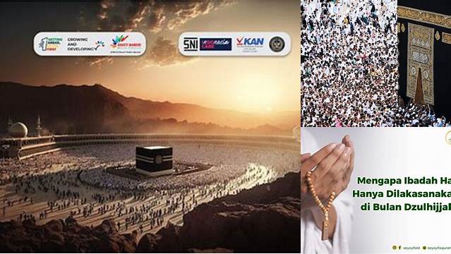 Panduan Lengkap Haji Dilaksanakan pada Bulan Dzulhijjah