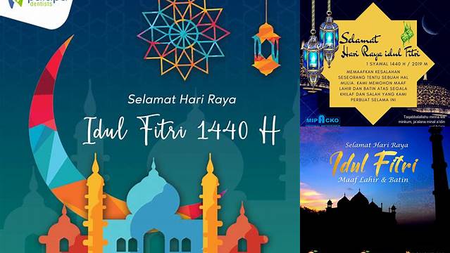 Hari Raya Idul Fitri 2019