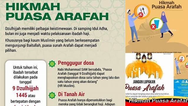 Hikmah Puasa Arafah