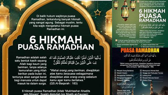 Hikmah Puasa Ramadhan