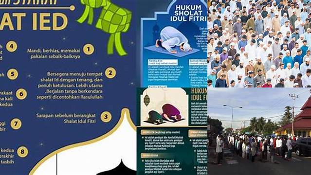 Hukum Melaksanakan Salat Idul Fitri Adalah