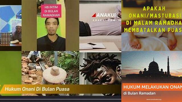 Hukum Onani Di Bulan Puasa