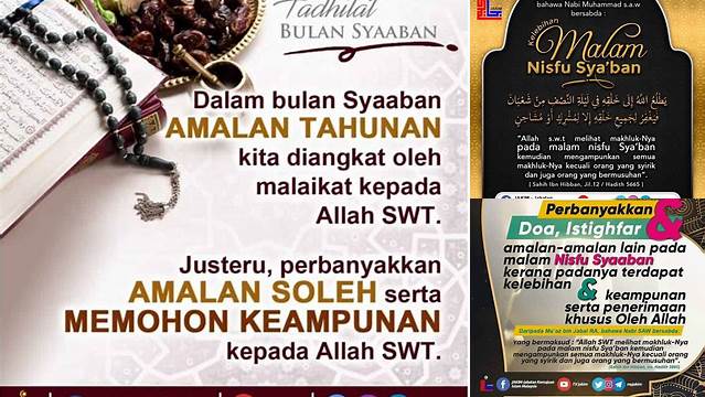 Hukum Puasa Nisfu Sya Ban