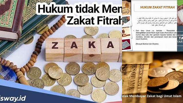 Hukum Tidak Bayar Zakat: Waspadai Akibatnya!