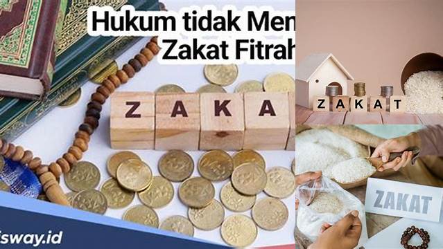 Hukum Tidak Membayar Zakat Fitrah, Hati-hati Berdosa Besar!