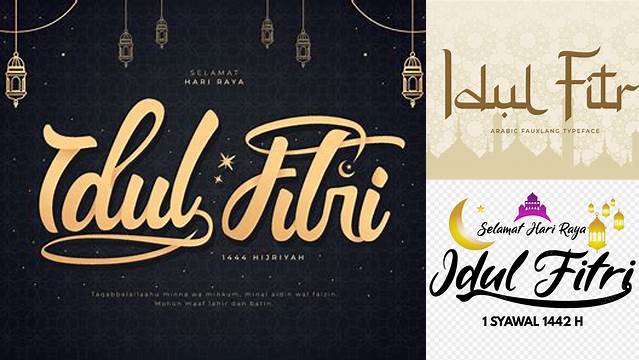 Idul Fitri Font