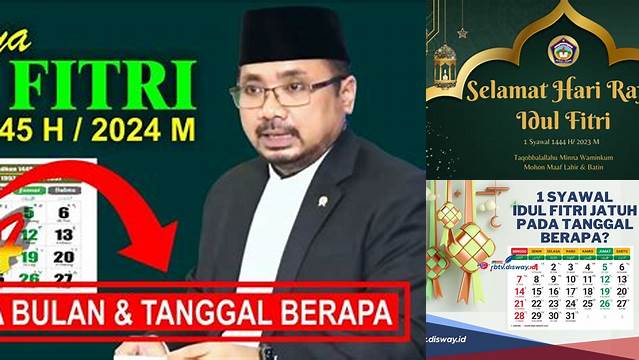 Idul Fitri Jatuh Pada Tanggal