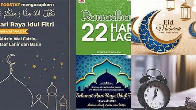 Idul Fitri Kurang Berapa Hari Lagi