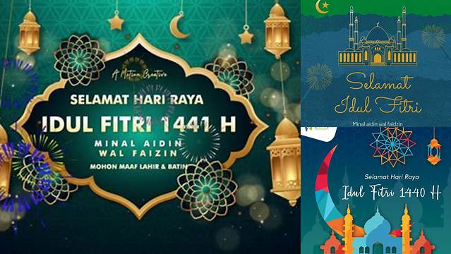 Idul Fitri Tahun 2020