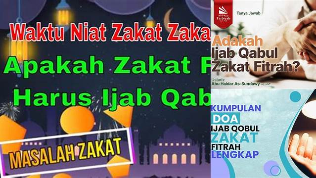 Cara Praktis Ijab Qabul Zakat Fitrah yang Sah