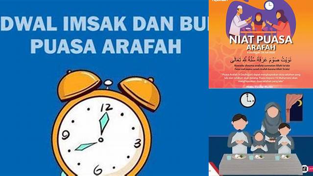 Imsak Puasa Arafah