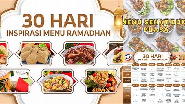 Inspirasi Menu Buka Puasa