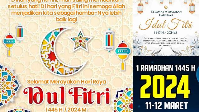 Jam Sholat Idul Fitri 2024