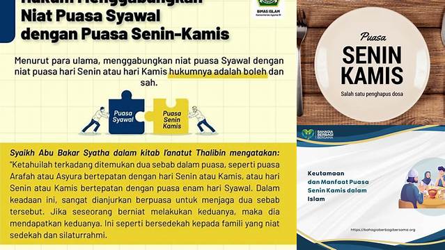 Jelaskan Pengertian Puasa Senin Dan Kamis