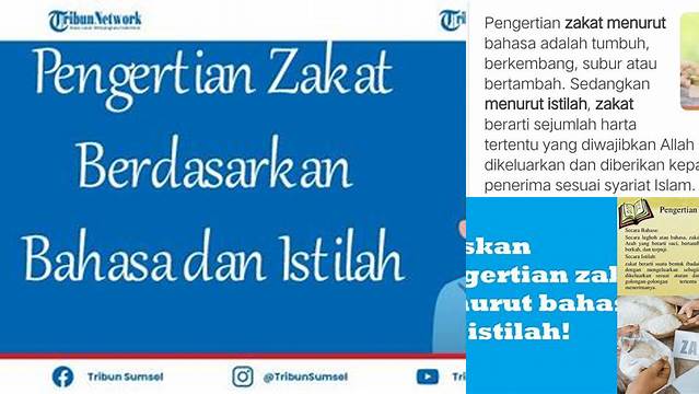 Pahami Pengertian Zakat Secara Bahasa: Panduan Lengkap