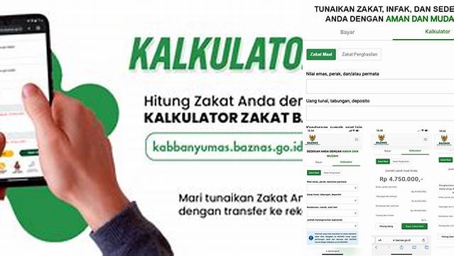 Cara Mudah Hitung Zakat Pakai Kalkulator Zakat Baznas