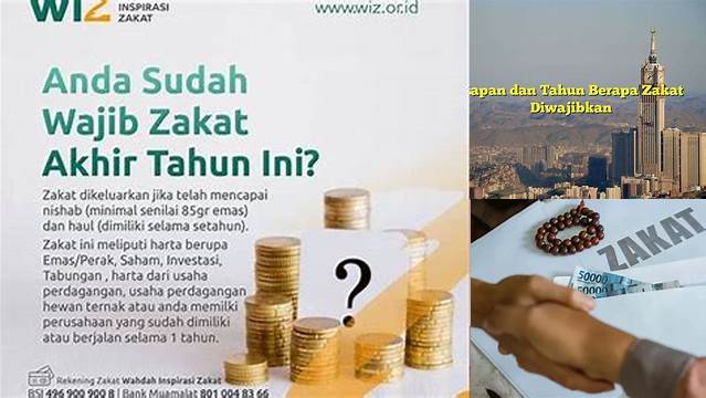 Panduan Lengkap: Kapan dan Tahun Berapa Zakat Diwajibkan