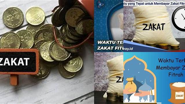 Kapan Waktu Tepat Bayar Zakat Fitrah?