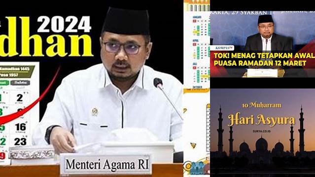 Kapan Puasa 2024 Menurut Menteri Agama