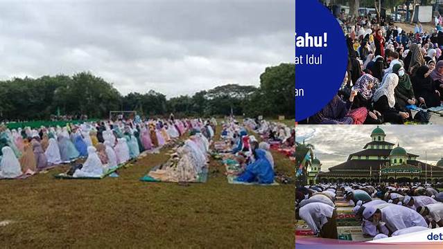 Kapan Sholat Idul Fitri Dilaksanakan