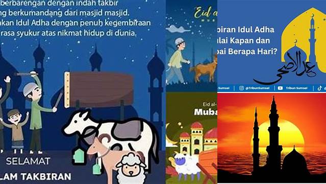 Kapan Takbiran Idul Adha