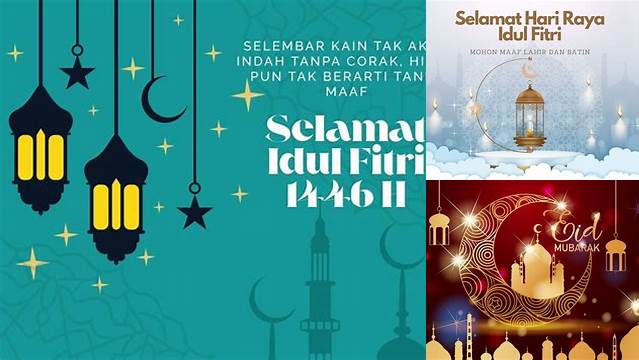 Kartu Ucapan Selamat Idul Fitri