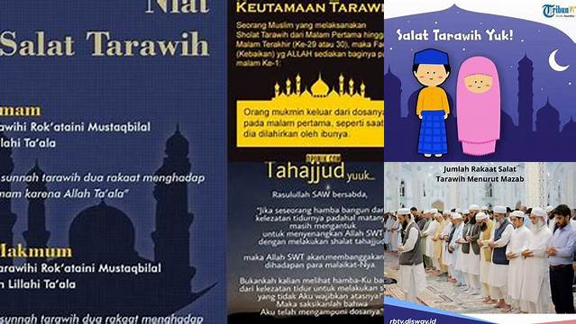 Rahasia Kata-Kata Tarawih: Panduan Lengkap dan Doa terpilih