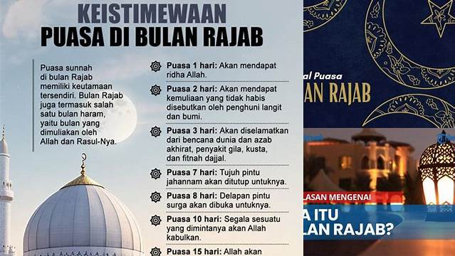 Keistimewaan Puasa Rajab