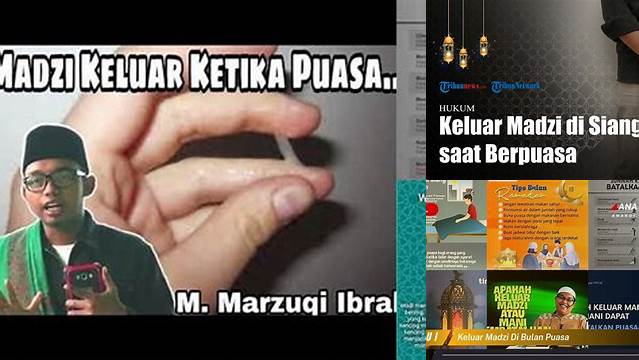 Keluar Madzi Saat Puasa