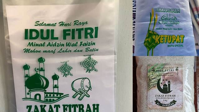 Panduan Lengkap Kemasan Beras Zakat Fitrah