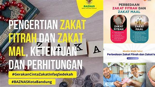 Ketentuan Zakat Fitrah Dan Zakat Mal