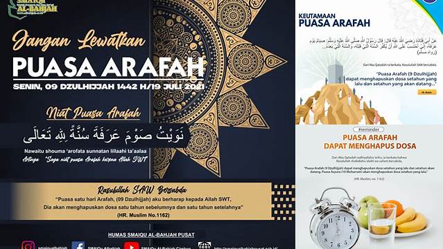 Keutamaan Puasa Arafah