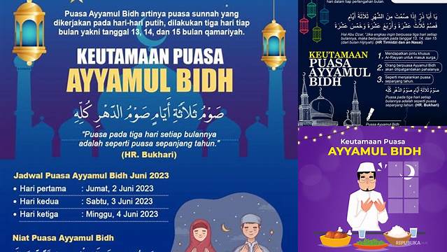 Keutamaan Puasa Ayyamul Bidh