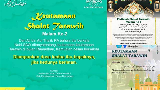 Rahasia Keutamahan Shalat Tarawih Malam ke-2