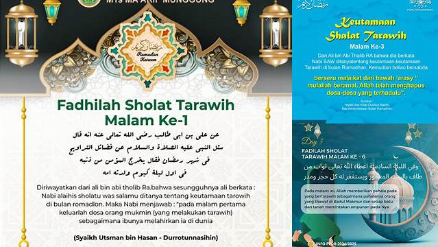 Panduan Mendapatkan Keutamaan Shalat Tarawih Malam ke-3