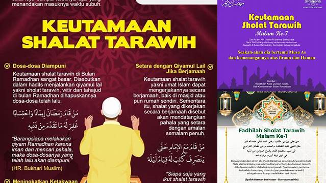 Panduan Lengkap Keutamaan Shalat Tarawih Malam ke-7