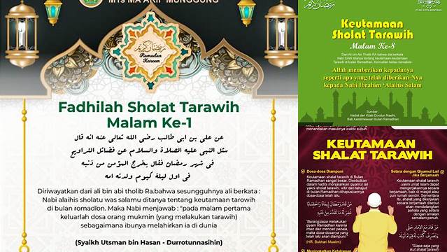 Panduan Lengkap Keutamaan Shalat Tarawih Malam Ke-8