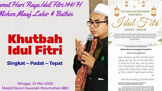 Khotbah Hari Raya Idul Fitri