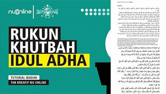 Khotbah Idul Adha Nu Online