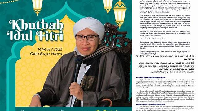 Khutbah Hari Raya Idul Fitri