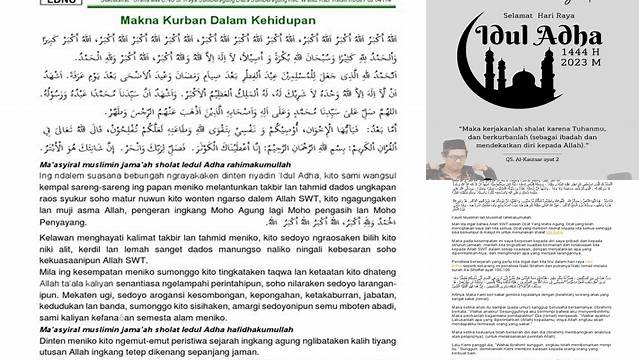 Khutbah Idul Adha 2024 Pdf