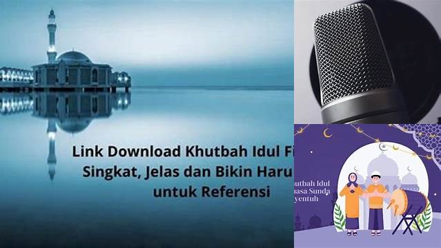 Khutbah Idul Fitri Singkat