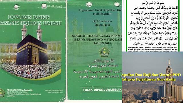 Tips Memilih Kumpulan Doa Haji dan Umrah PDF